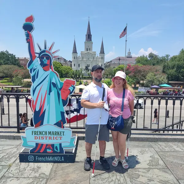 Team at Jackson Square, New Orleans